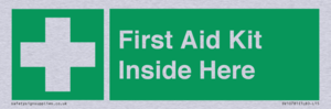 First Aid Kit Inside Here